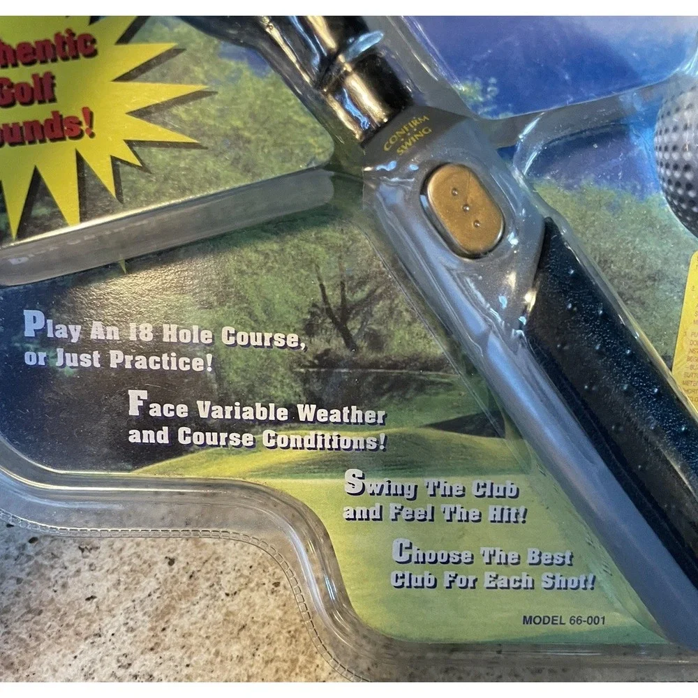 Vintage TIGER Sports Feel Golf Electronic Game 1998‎ NEW